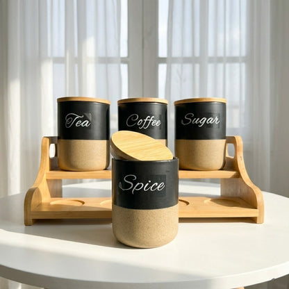 Two-tone spice organizer set