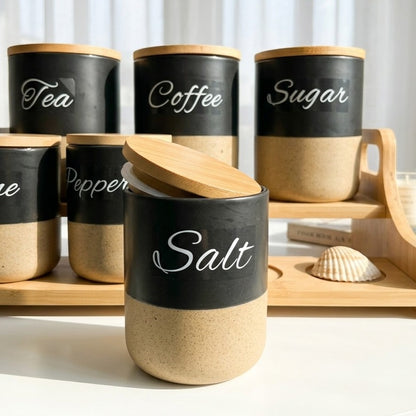 Two-tone spice organizer set