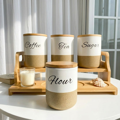 Two-tone spice organizer set
