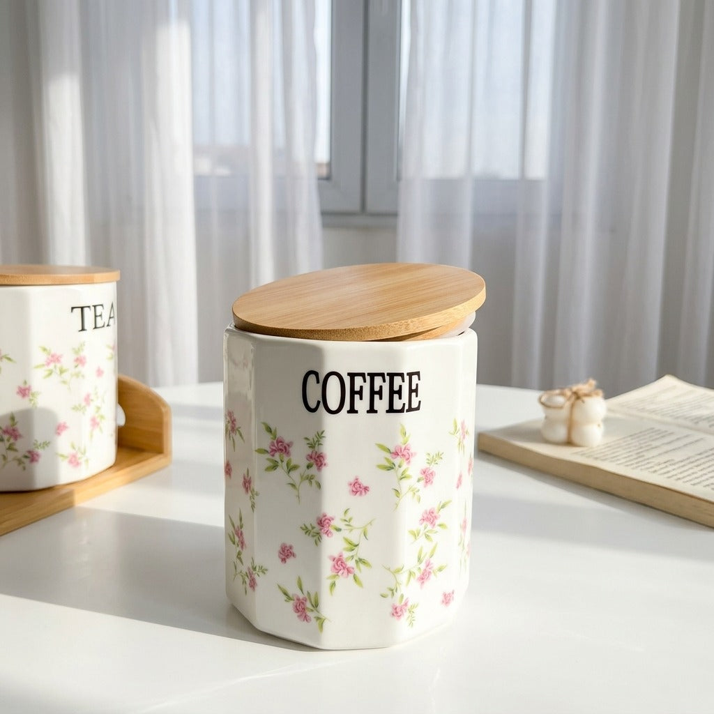 Floral Harmony Canister Set