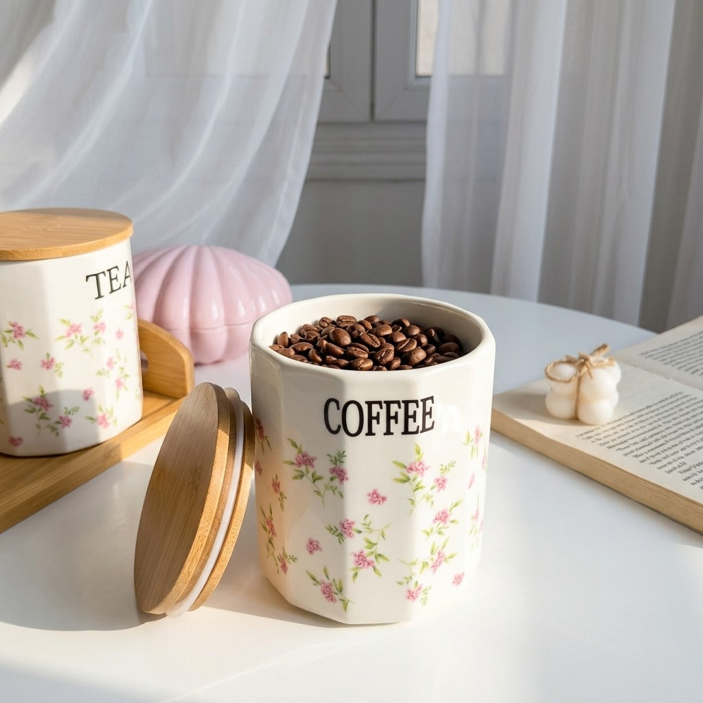 Floral Harmony Canister Set