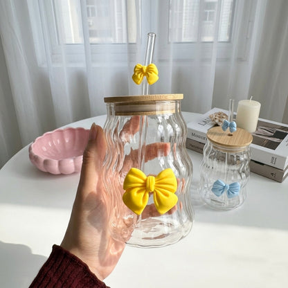 Ribbon Bow Iced Coffee Set 