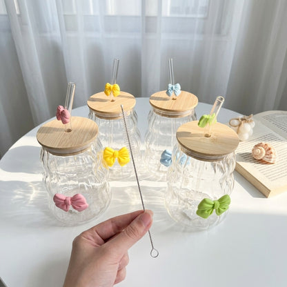 Ribbon Bow Iced Coffee Set 