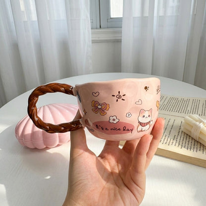 Mini Cats Braided Mug