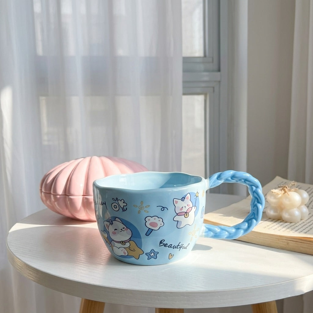 Mini Cats Braided Mug