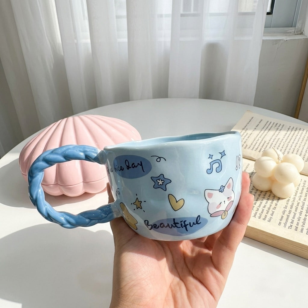 Mini Cats Braided Mug