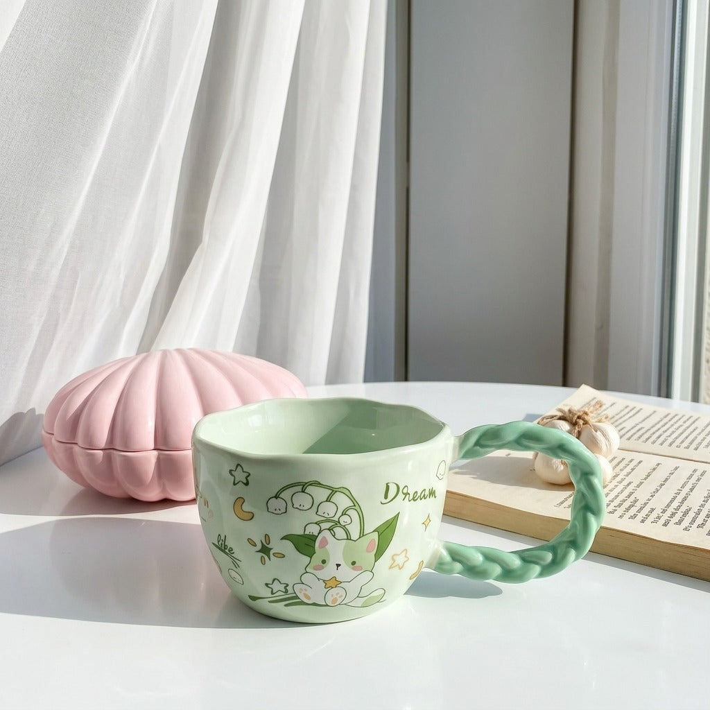 Mini Cats Braided Mug