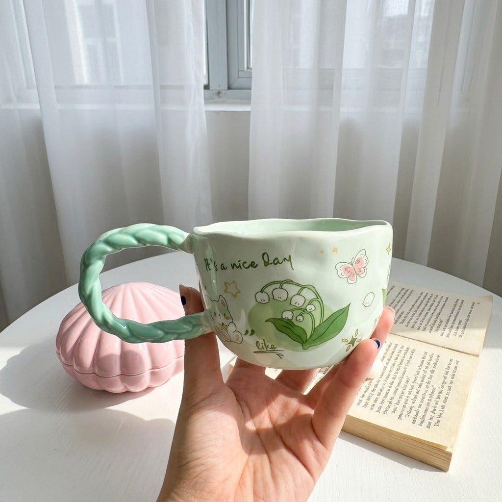Mini Cats Braided Mug
