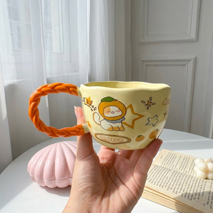 Mini Cats Braided Mug