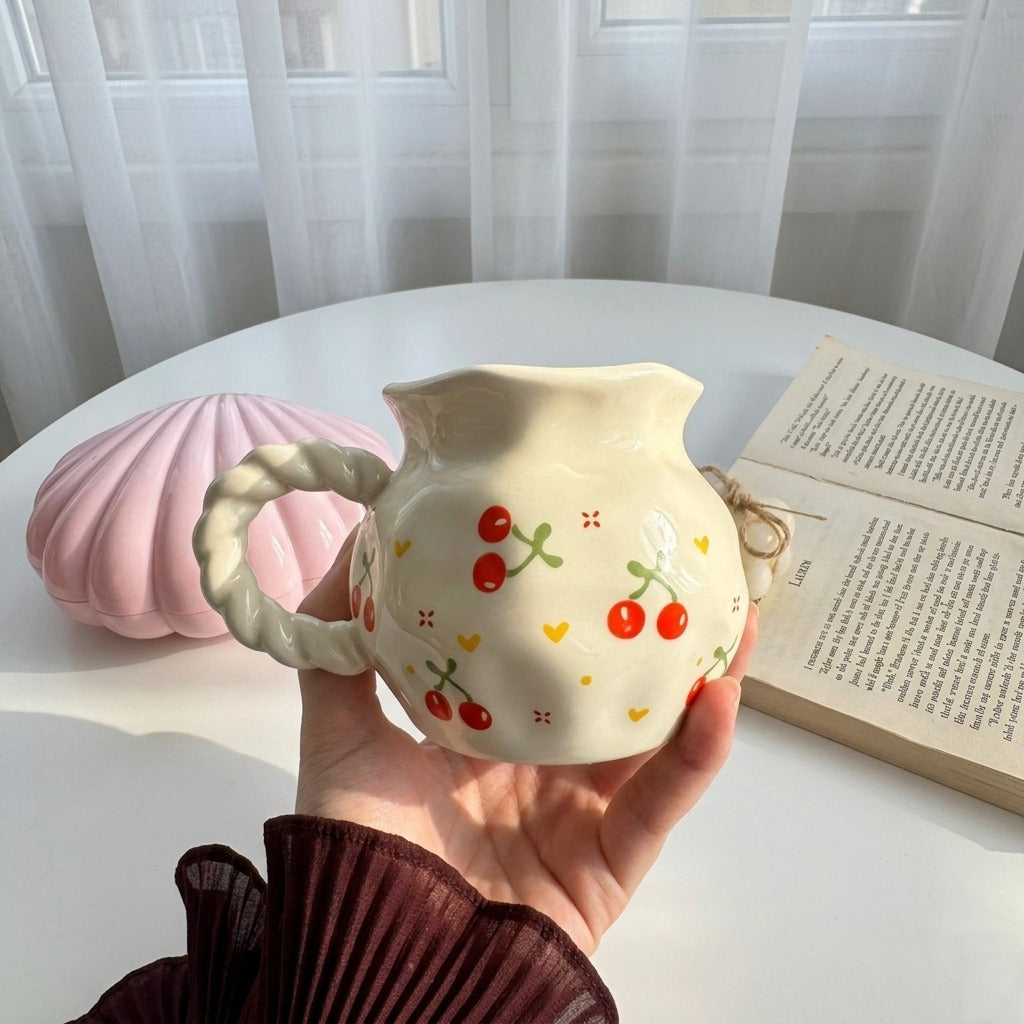 Wavy Fruity Floral Mug