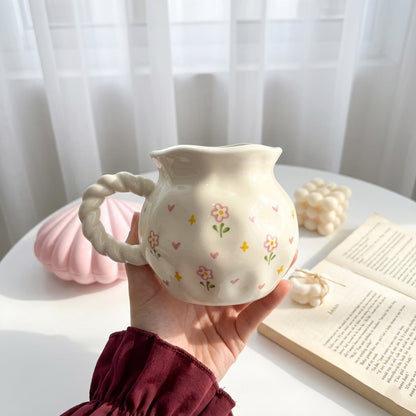 Wavy Fruity Floral Mug