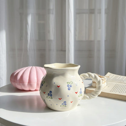 Wavy Fruity Floral Mug