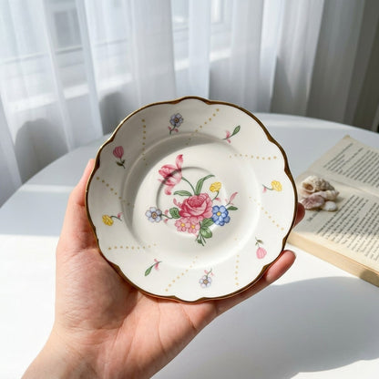 Royal Floral Cup Coffee Size (one piece)