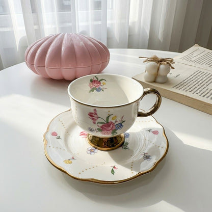 Royal Floral Cup Coffee Size (one piece)