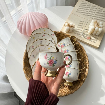 Royal Floral Cup Coffee Size (Full Set)