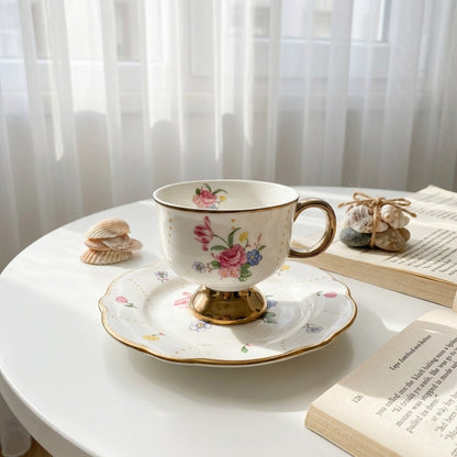 Royal Floral Cup Coffee Size (one piece)