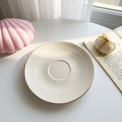 RibWhite Cup Tea Size (one piece)