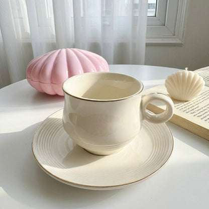 RibWhite Cup Tea Size (one piece)