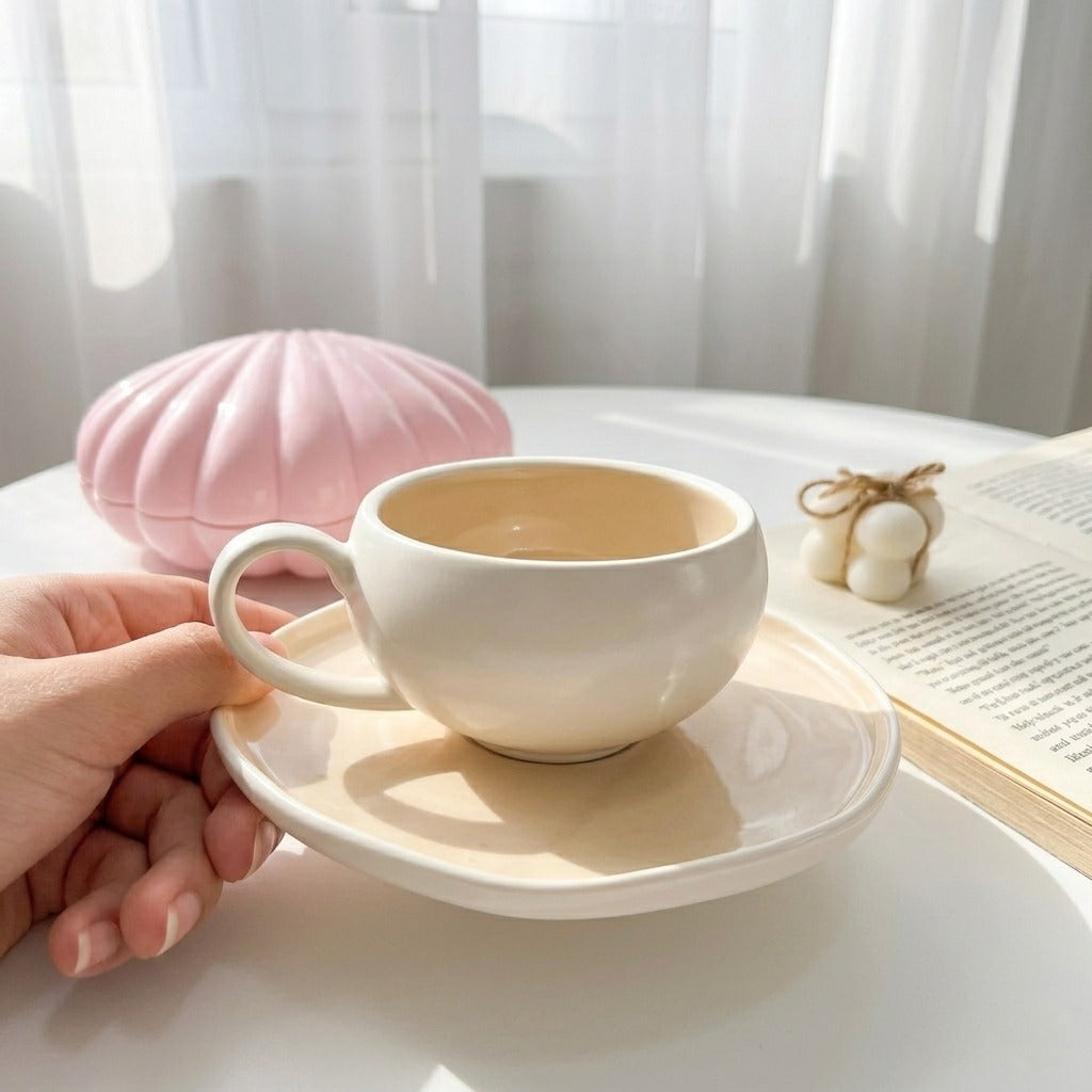 Pearl Beige Cup (one piece)