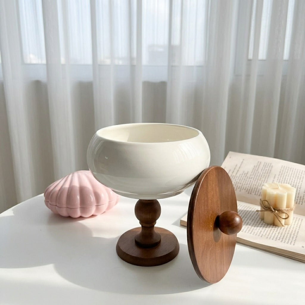 Luna Pedestal Jar