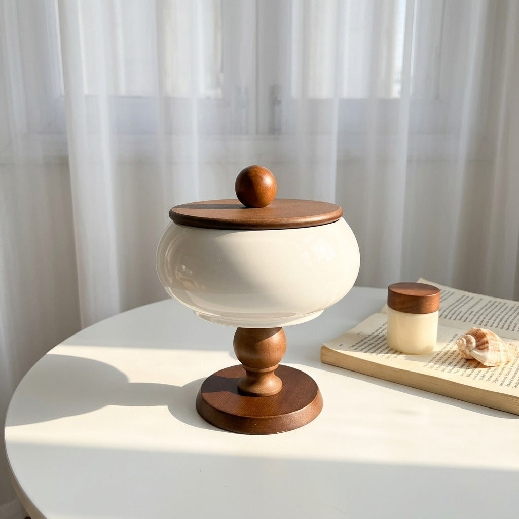 Luna Pedestal Jar