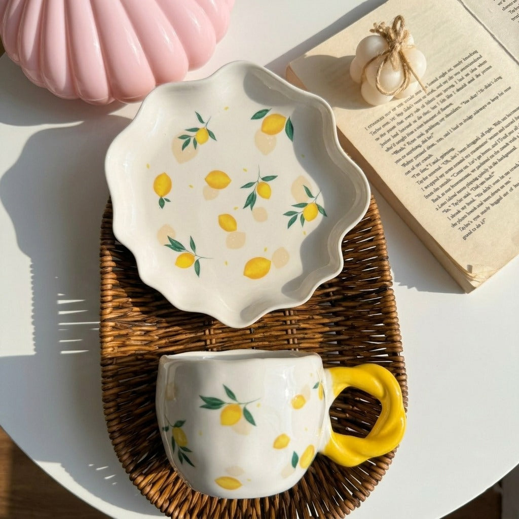 Yellow Twisted Cup