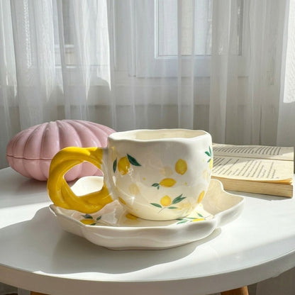 Yellow Twisted Cup