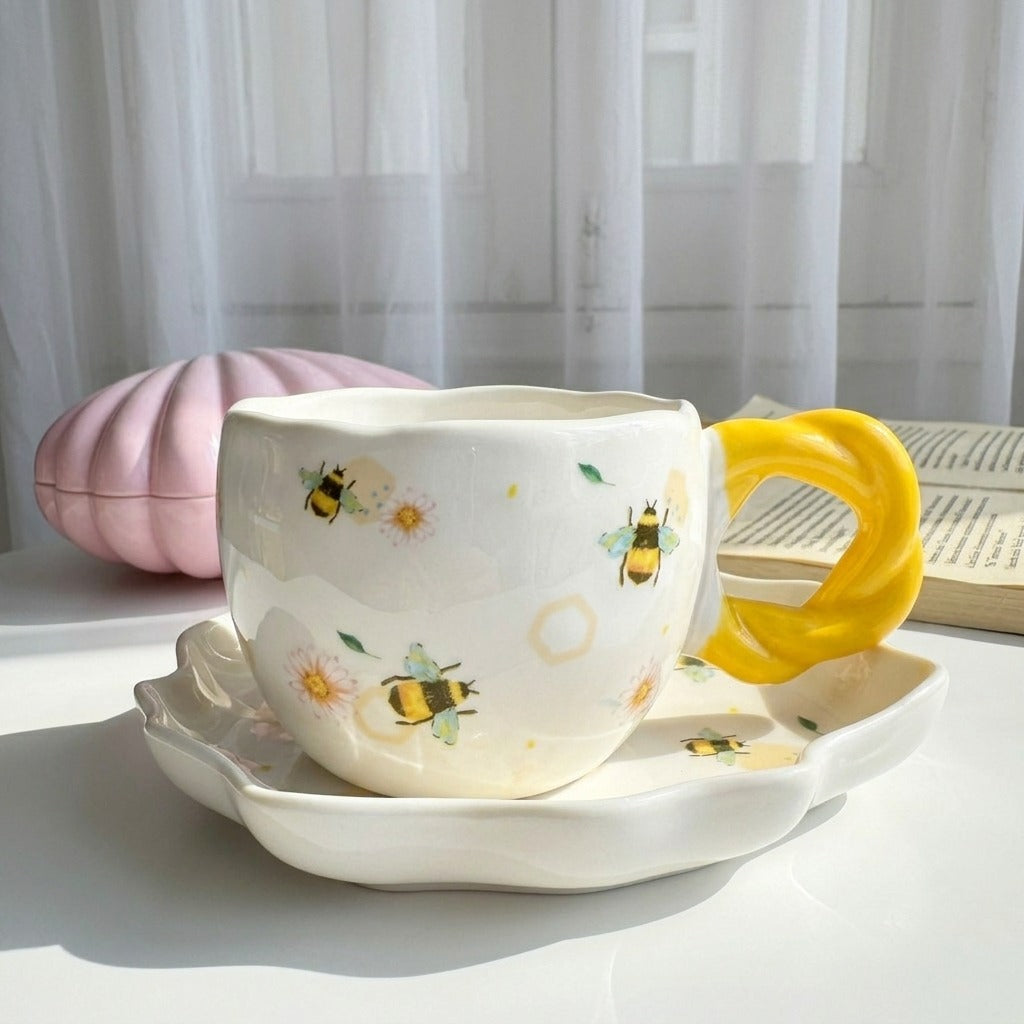 Yellow Twisted Cup