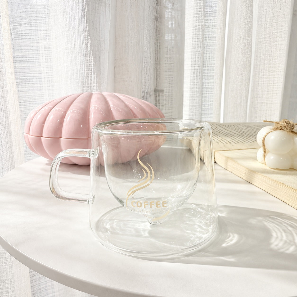 Coffee Cup Double Glass