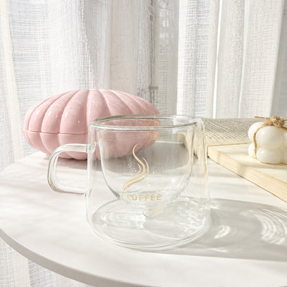 Coffee Cup Double Glass