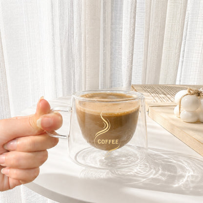 Coffee Cup Double Glass
