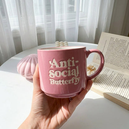 Anti-Social Butterfly Mug