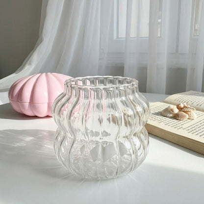 Ripple Wave Glass Cup