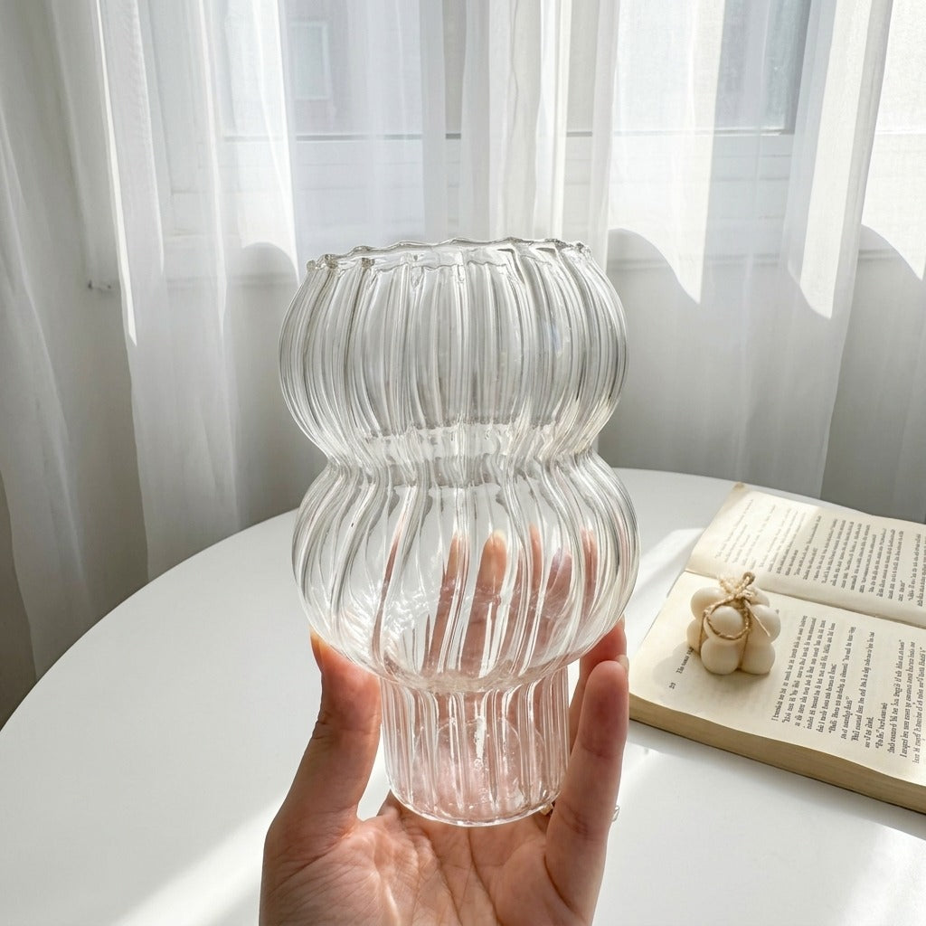 Cloud Ripple Glass Cup