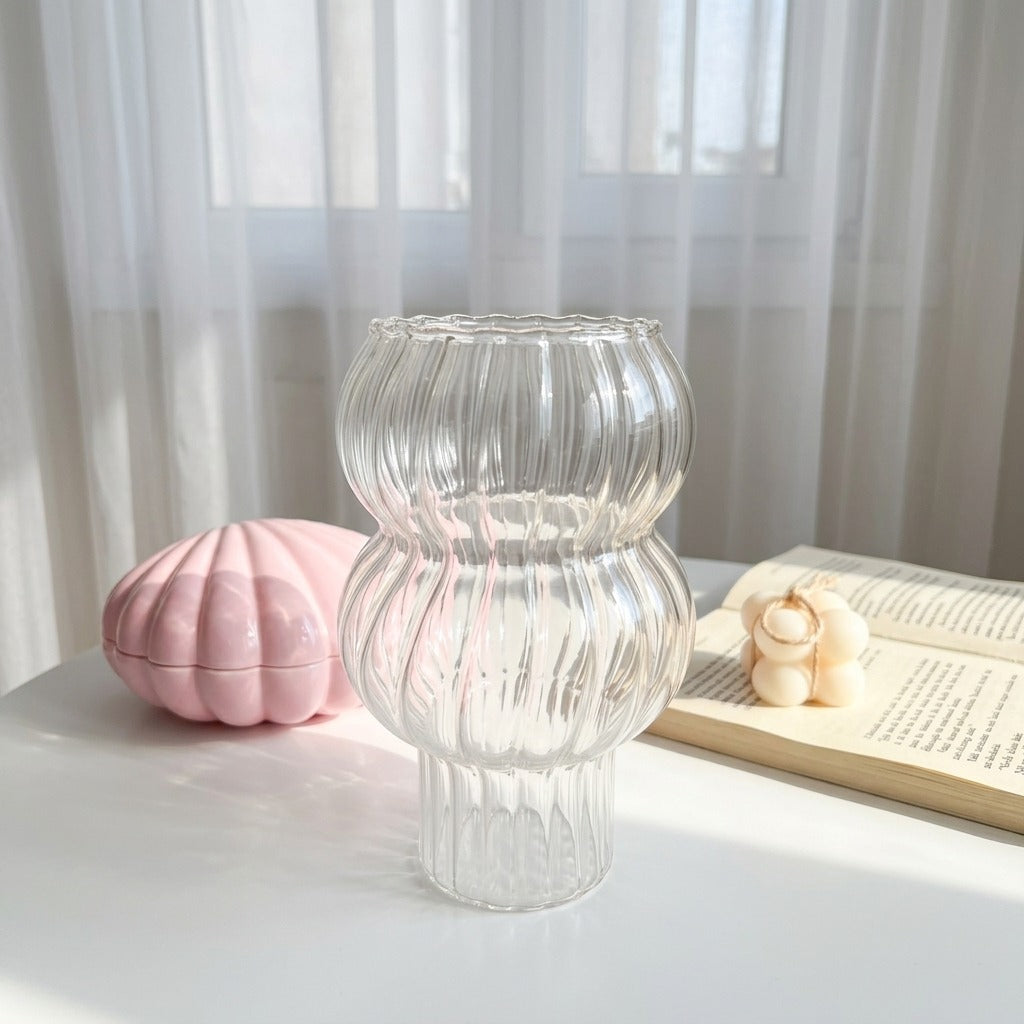 Cloud Ripple Glass Cup