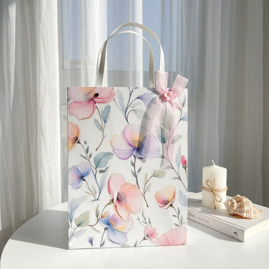 Pinky flowery Bag
