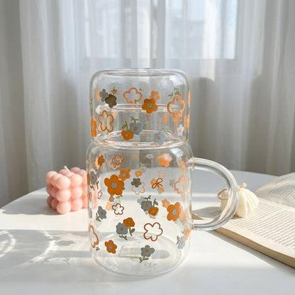Glassware Floral Duo