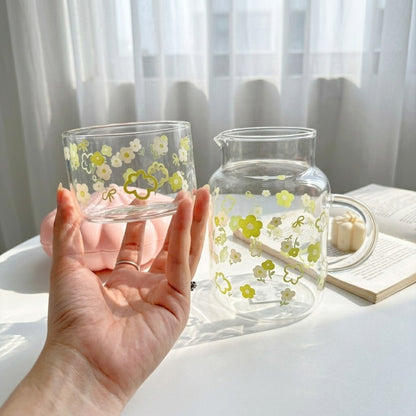 Glassware Floral Duo
