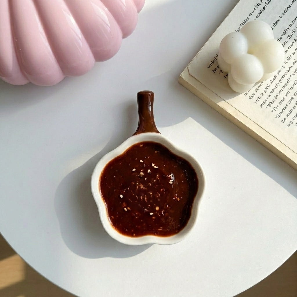 Flowery Sauce Tiny Plate