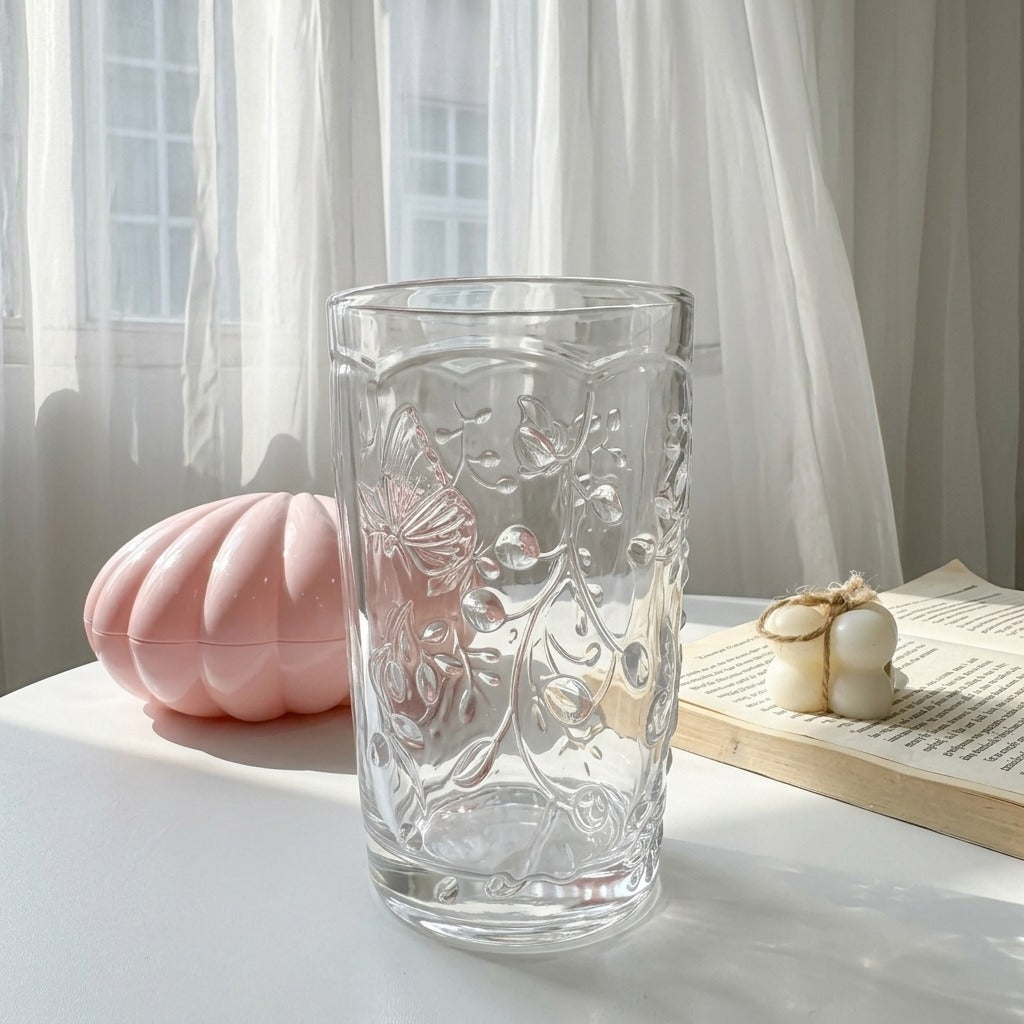 Butterfly Glassy Tumbler ( One Piece )