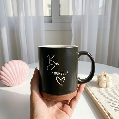 Be-Yourself Black Mug