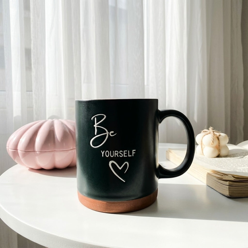 Be-Yourself Black Mug