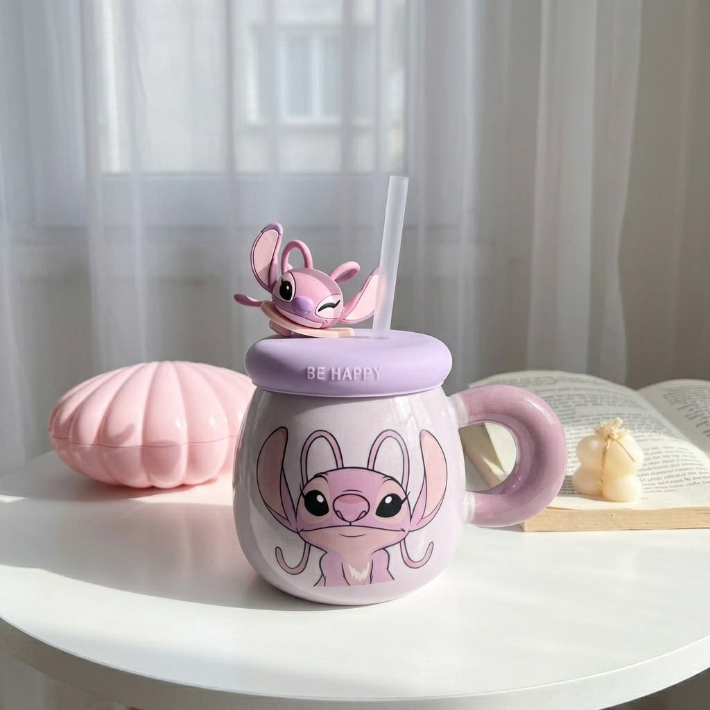 Happy Stitchy&Angel Mug