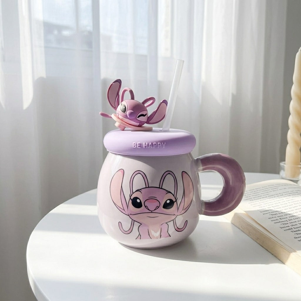 Happy Stitchy&Angel Mug
