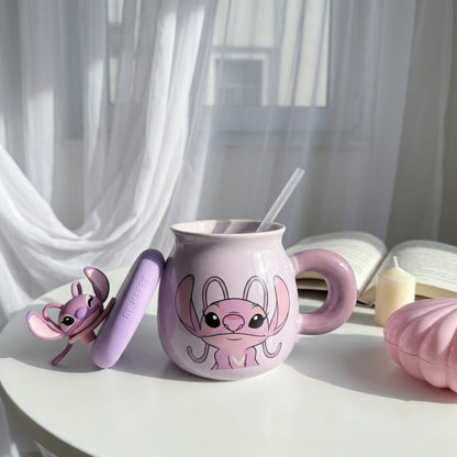 Happy Stitchy&Angel Mug