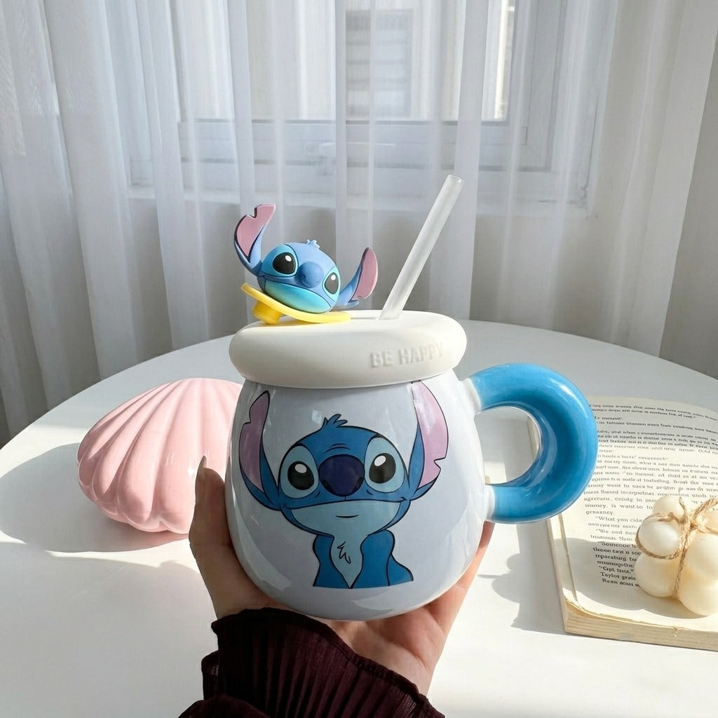 Happy Stitchy&Angel Mug