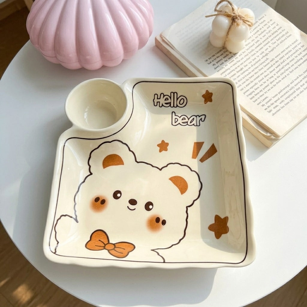 Bear Sauce Plate