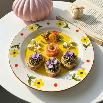 Yellow Bloom Plate