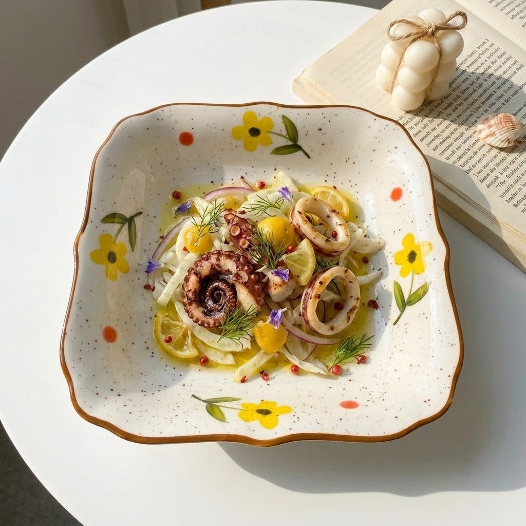 Yellow Bloom Plate