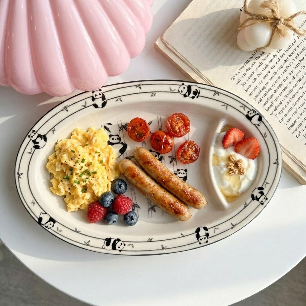 Cute Panda Plate
